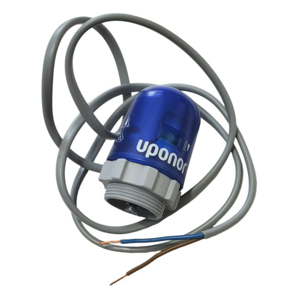Uponor 2 Wire Thermal Actuator Electric Blue 24V IP54 TSA 01 Type 2
